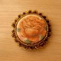 Gold flower - Brooches - making