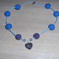 BLUE: D - Necklaces - felting