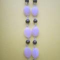 008 Garnet apricot Aventurine - Earrings - beadwork