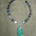 Green dream - Necklace - beadwork