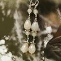 Pink dream - Earrings - beadwork