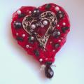 Hearts Magic - Brooches - beadwork