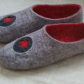 Valentine - Shoes & slippers - felting