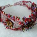 Forest berries - Necklace - beadwork