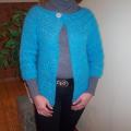 Turquoise cardigan - Sweaters & jackets - needlework