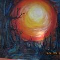 Tale of the moon - Oil painting - drawing