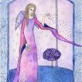 Mon ange_6 - Watercolor - drawing