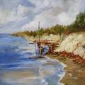 Seaside - Oil painting - drawing