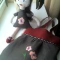 A doll with a basket - Dolls & toys - sewing