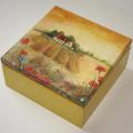 Box for tea " sunny evening " - Decoupage - making