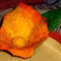 Liepsnele - Brooches - felting