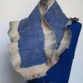light blue - Scarves & shawls - felting