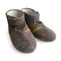 Shoes boy with clasp - Shoes & slippers - felting
