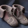 In Lithuanian riffle - Shoes & slippers - felting