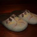 Bear cub - Shoes & slippers - felting
