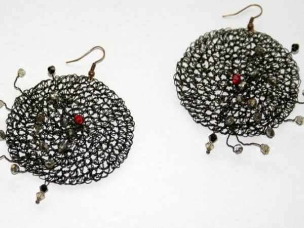 " Network " - Earrings