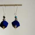 " Cubes " - Earrings - felting