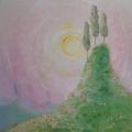 " & quot Meadow; - Oil painting - drawing