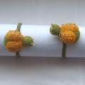 Beetle Rubbers - Hair accessories - felting