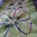 Linen Green - Wraps & cloaks - felting