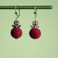 " Minor Lady " - Earrings - felting