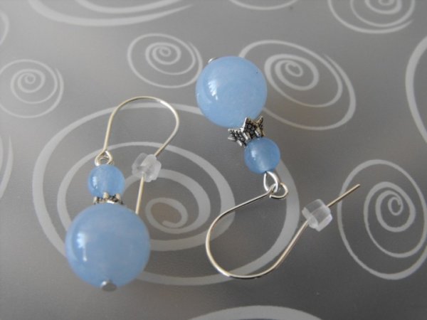 Blue cloud - Earrings