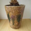 Decorated flower pot - For interior - making