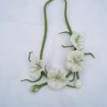 Petunia - Necklaces - felting