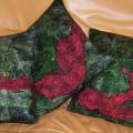 Triptych cushion " Gyvis " - Blankets & pillows - felting