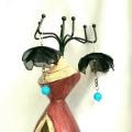 electricity - Earrings - beadwork