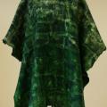 Grass square. - Wraps & cloaks - felting