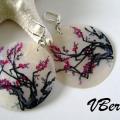 Sakuros - Earrings - beadwork
