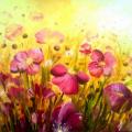 Flowering - Oil painting - drawing