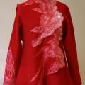 Veltas jacket " Red & quot snow; - Jackets & coats - felting