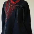 Veltas jacket " cactus flower " - Jackets & coats - felting