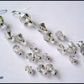 Crystal drops - Earrings - beadwork