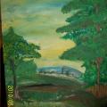 Countryside - Oil painting - drawing