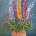 Another lupine - Oil painting - drawing