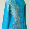 Veltas jacket " Blue Lagoon " - Jackets & coats - felting