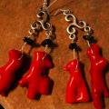 coral Peoples - Earrings - beadwork