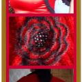 Red as a poppy - Blouses & jackets - knitwork