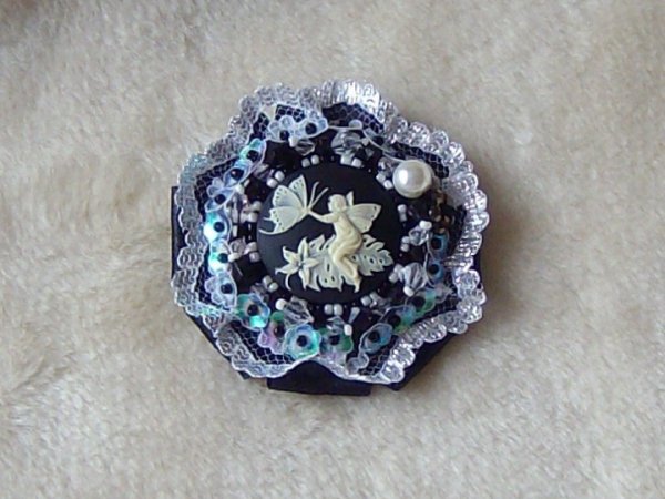 NO. 39 Brooch " Fairy with butterfly " - Brooches