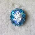 NO. 43-blue - Brooches - making