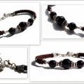 No.8 male bracelet - Bracelets - beadwork