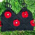 Handbag with poppy seeds - Handbags & wallets - needlework