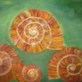 Snails leave ... - Oil painting - drawing