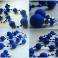 " blue " set - Kits - felting