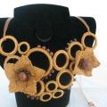 Flower of the Sun - Necklace - needlework