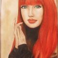 Red-haired Autumn - Pictures - drawing