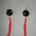 interesting auskariukai - Earrings - beadwork